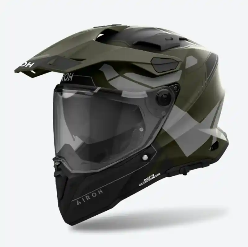 Airoh Commander 2 Reveal Military Green Exclusieve Aanbieding