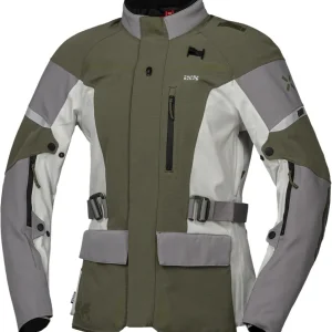 IXS Venture-STX 1.0 Laminated Jacket Ladies Light Grey Olive 097 Uitverkoop