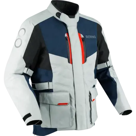 Bering Siberia Jacket Grey Blue Red Finale Uitverkoop