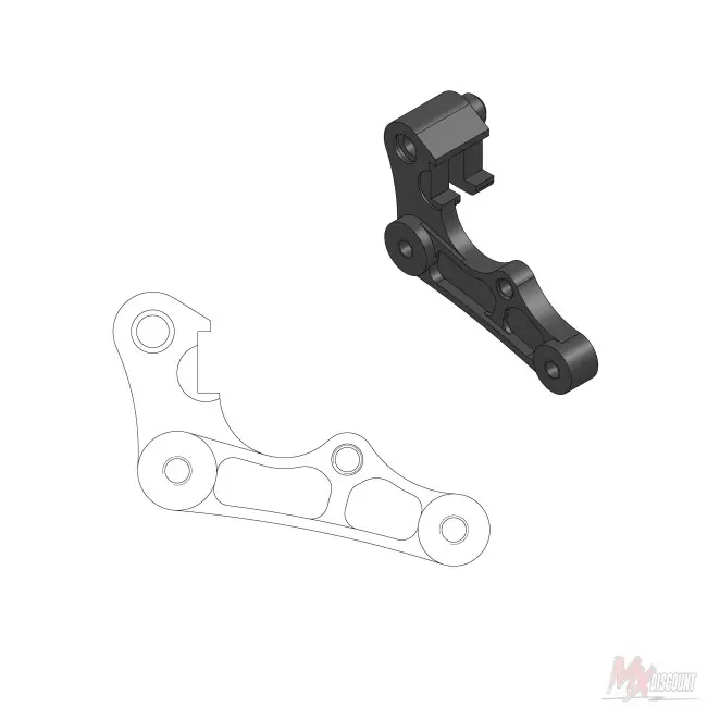 Moto-master voorremschijf Adapter 270mm yamaha yz yzf Bestel Nu
