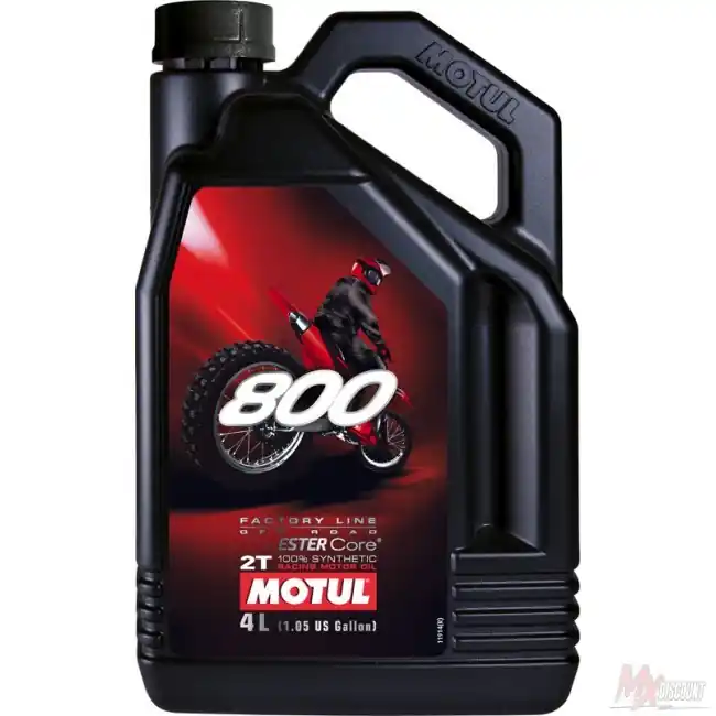 Motul 800 2-Takt Olie Factory Line Off-Road Mengsmering 4l Hoge Kwaliteit