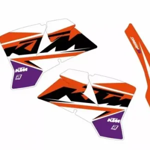 Blackbird stickerset dream 5 ktm sx 01-04 exc 03-04 Flitsaanbieding