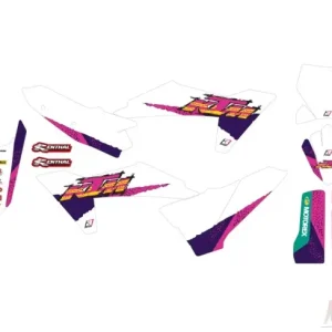 Uitverkoop Blackbird stickerset retro ktm sx sxf 23-24 exc exc-f 24