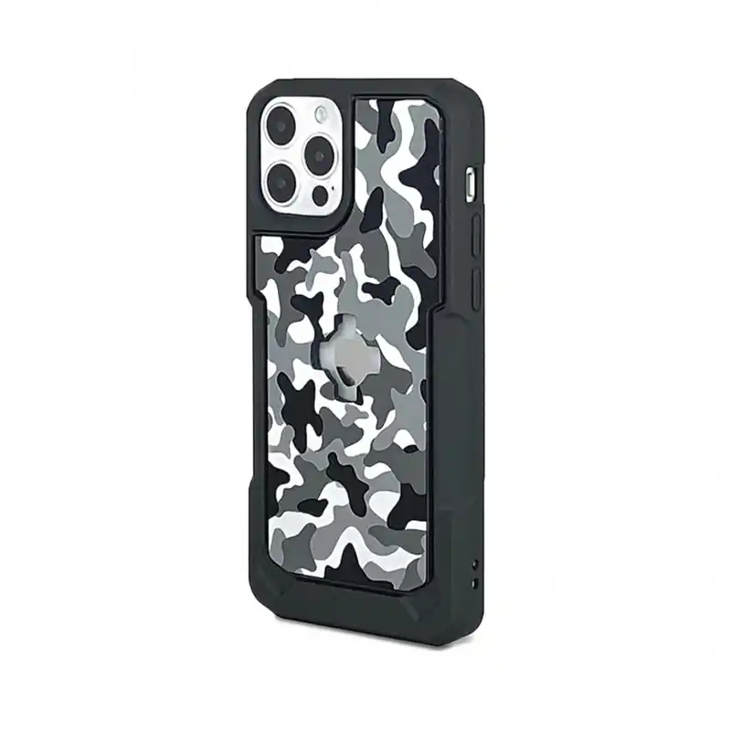 Beste Prijs Kryt telefonu s držákem CUBE X-Guard pro Apple iPhone 12/12 Pro camo výprodej
