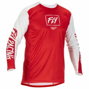 Tijdelijk Beschikbaar Motokrosový dres FLY Racing Lite 2022 červeno-bílý