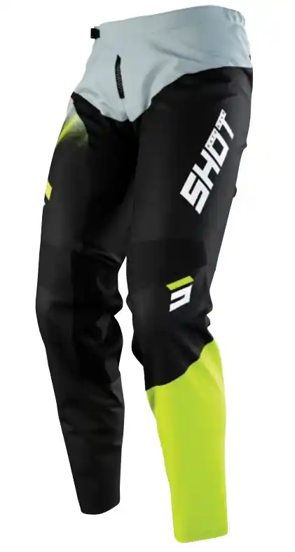 Betrouwbaar Dětské motokrosové kalhoty Shot Devo Versus černo-fluo žluto-šedé výprodej