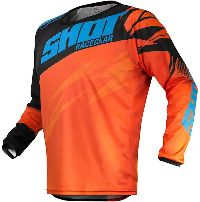 Dětský motokrosový dres Shot Devo Ventury černo-oranžovo-modrý Actieprijs