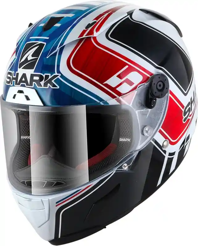 Bestseller Integrální přilba SHARK RACE-R PRO Zarco GP De France Replica černo-bílo-modro-červená