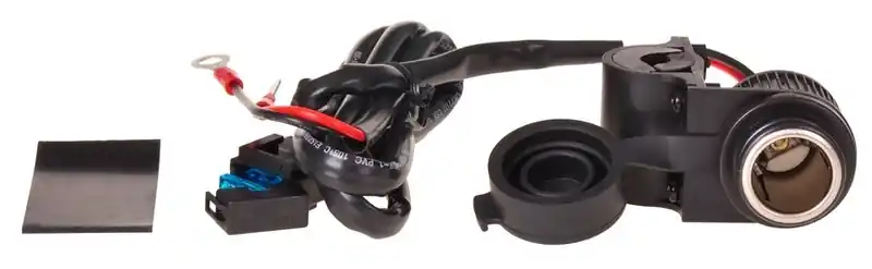 Beperkte Voorraad Oxford standaard 12V-aansluiting met aansluiting voor montage op sturen met een diameter van 22 en 25 mm