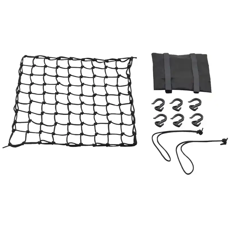 Actieprijs Flexibel bagagenet voor motorfiets met kunststof haken Daytona 40 x 40 cm zwart