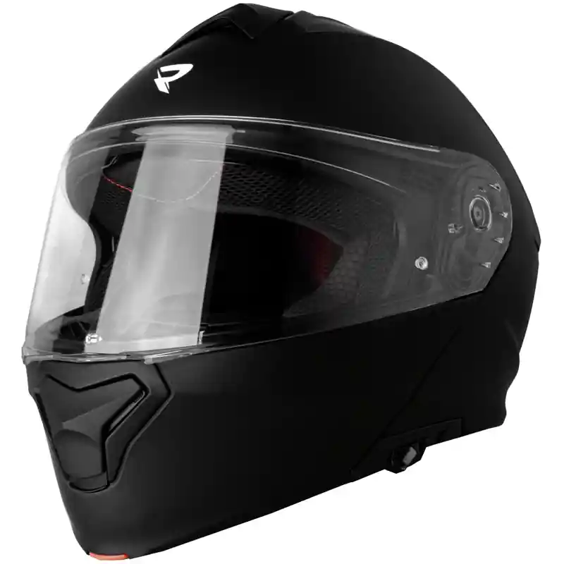 Speciale Aanbieding Street Racer Fury opklapbare motorhelm matzwart XS