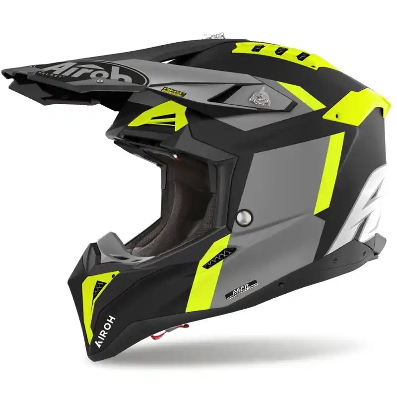 Motorcrosshelm Airoh Aviator 3 Glory geel mat XL-293.1 € Meest Verkocht