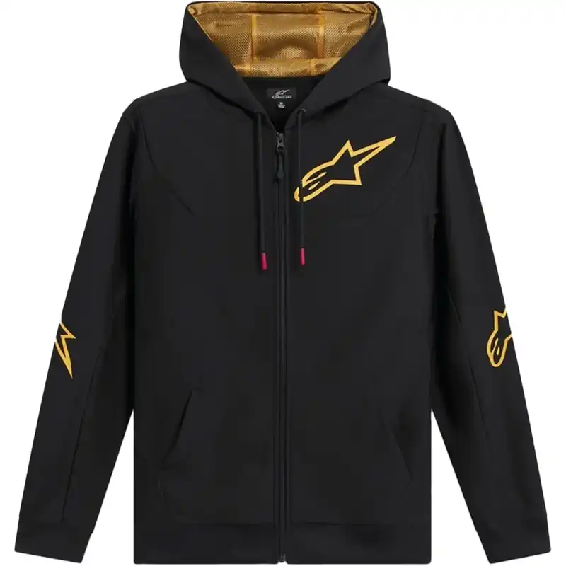 Alpinestars Sessions 3 Hoodie zwart en goud Speciale Aanbieding