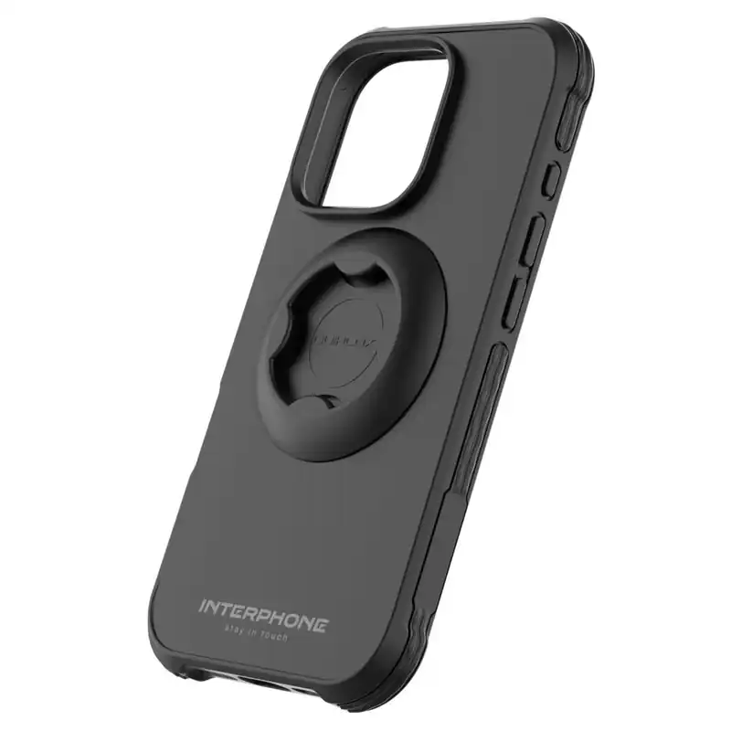 Beschermhoes Interphone QUIKLOX Tetraforce voor Apple iPhone 16 Pro Max zwart Hoge Kwaliteit