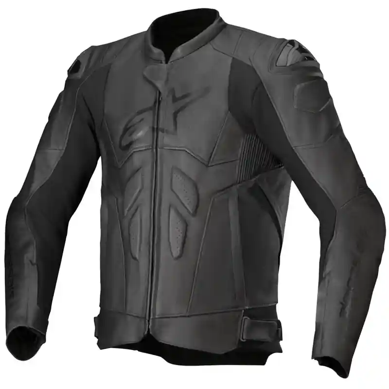 Alpinestars Dusk leren motorjack zwart 44 Direct Verzonden