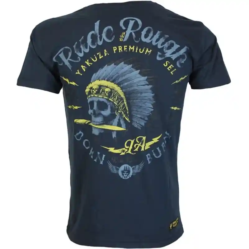 Merkproduct Yakuza Premium Rude and Rough T-shirt - Los Angeles donkerblauw S