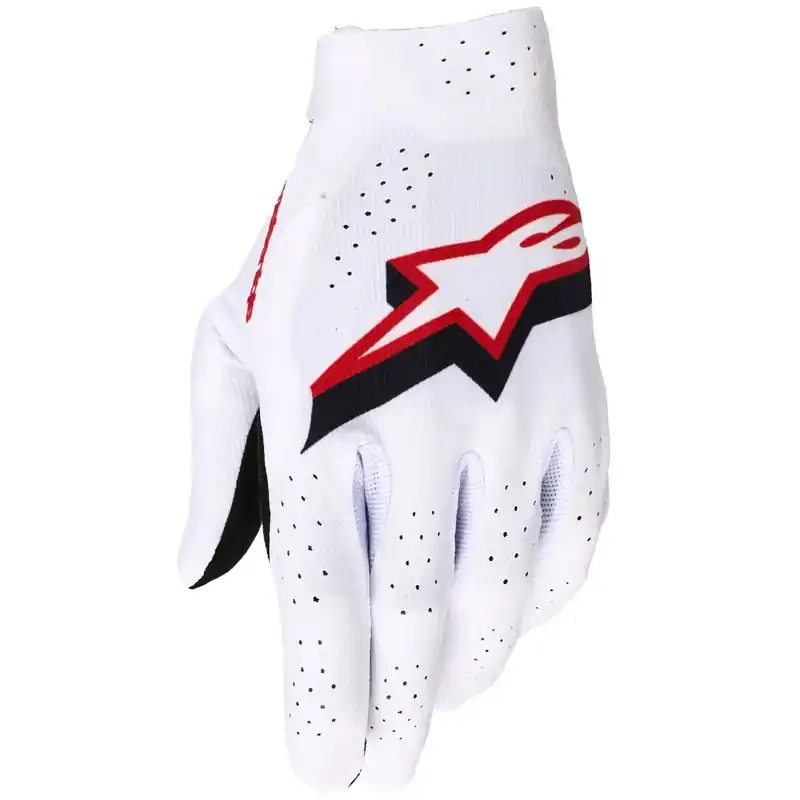 Aanbieding Alpinestars Supertech MX crosshandschoenen wit-zwart-rood S