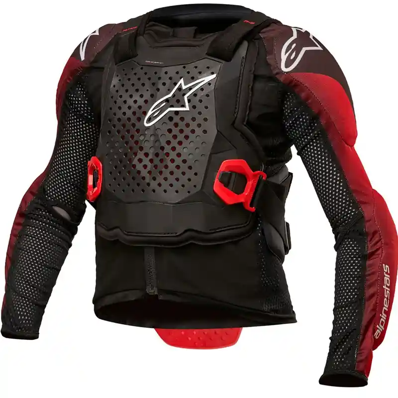 Alpinestars Bionic Tech Youth bodyprotector zwart-wit-rood S/M Betaalbaar