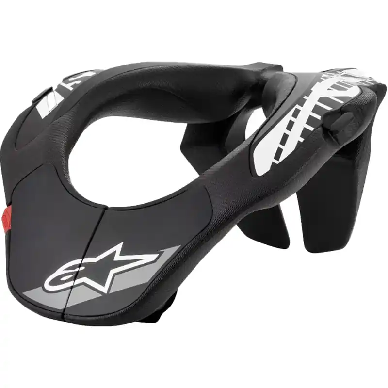 Aanbieding Alpinestars Nekbeschermer Jeugd zwart-wit kindernekbeschermer