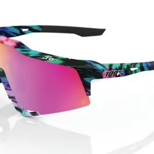 Zonnebril 100% SPEEDCRAFT Peter Sagan LE Soft multicolor (paars glas) Nieuw