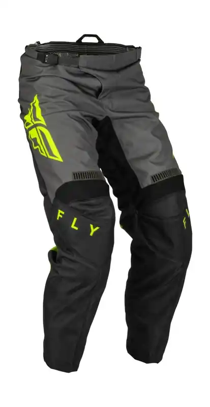 Motokrosové kalhoty FLY Racing F-16 2023 černo-šedé hi-vis Premium
