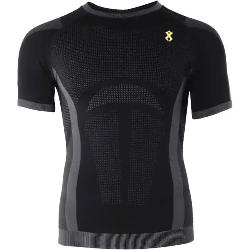 Functioneel T-shirt voor heren Rilax Noah, zwart - korte mouwen S/M Superprijs