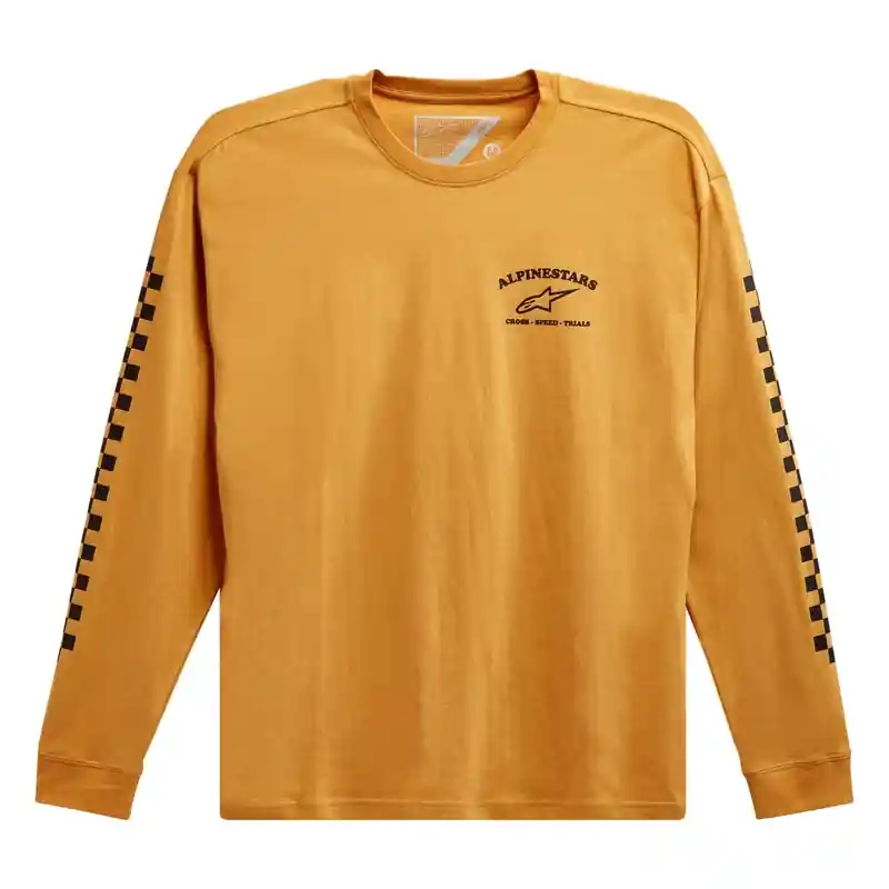 Aanbieding Triko Alpinestars Sunday Tee žluto-černé