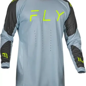 Voordeelprijs Motocross shirt FLY Racing Evolution DST grijs-zwart-fluo groen uitverkoop