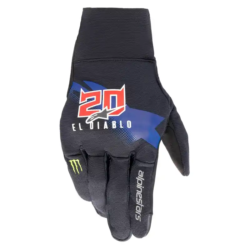 Goedkoop Rukavice na motorku Alpinestars Reef Monster FQ20 černo-červeno-modro-bílo-zelené