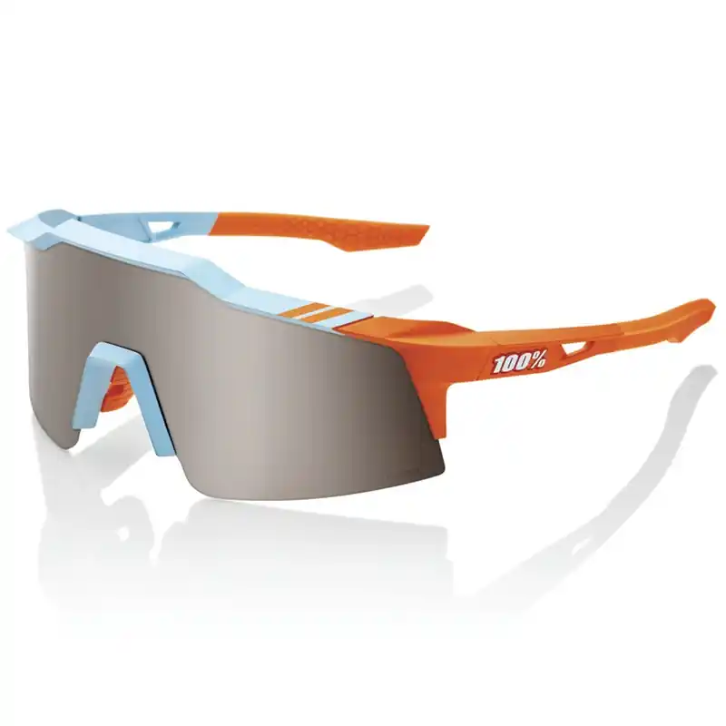 100% SPEEDCRAFT SL Soft Tact Two Tone Hiper zonnebril met zilverkleurige lenzen Koop Online