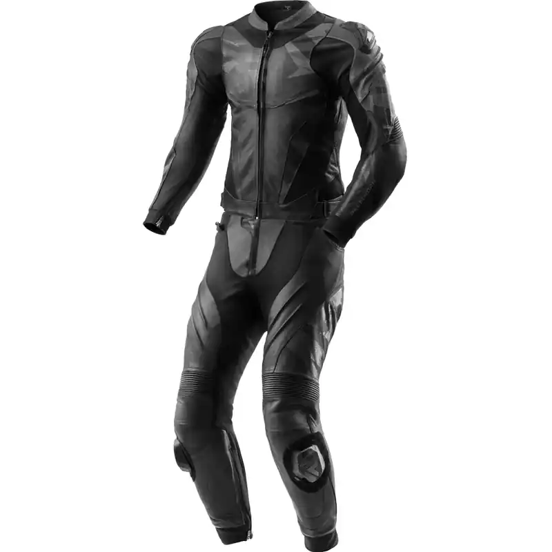 Dagaanbieding Rebelhorn Inferno tweedelig motorpak van leer, zwart 46
