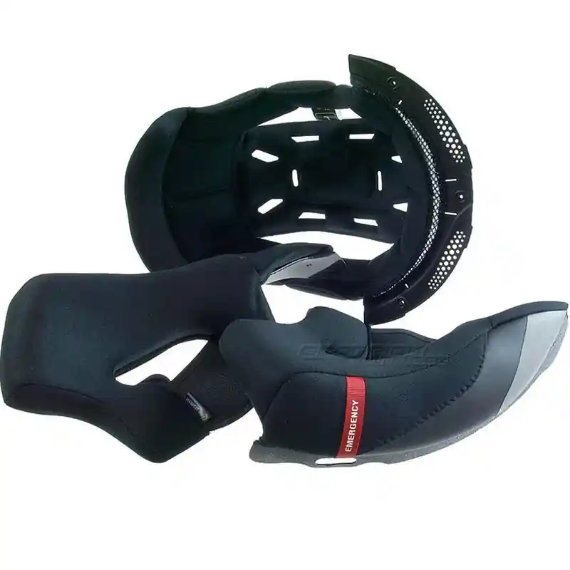 Tijdelijk Beschikbaar Scorpion EXO-491 KW motorhelm interieur standaard zwart 2XS