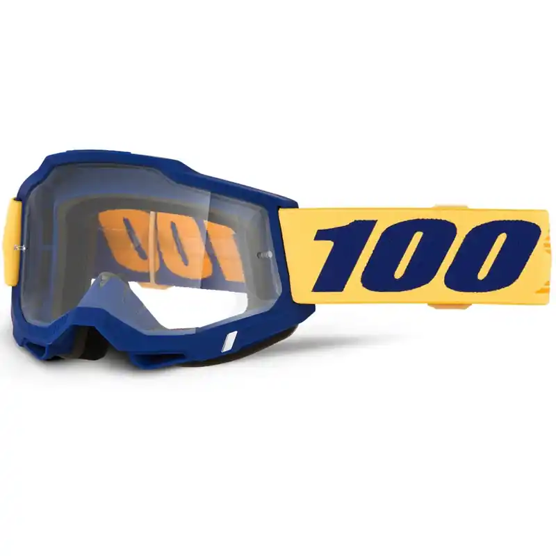 100% ACCURI 2 Desoto motorcrossbril met helder plexiglas Must-Have