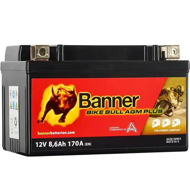 AGM-accu Banner Bike Bull AGM PLUS 509 01 (BGTZ10-S / GTZ10-S) Must-Have