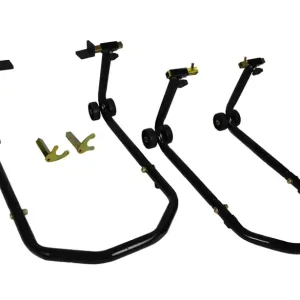 Aanbieding R-TOOL motorsteun set voor + achter met wielen