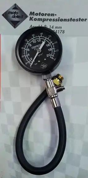 Přístroj na měření kompresního tlaku Moto detail Must-Have