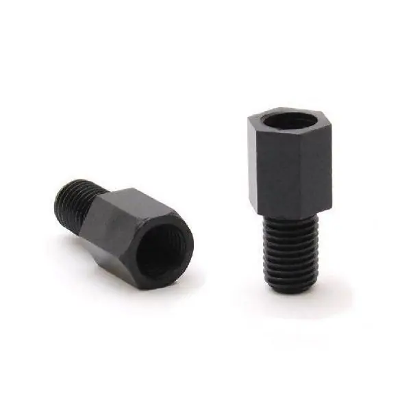 Adapter voor Vicma spiegel, buitendraad rechts M8/125 - binnendraad rechts M8/125 universeel Op = Op