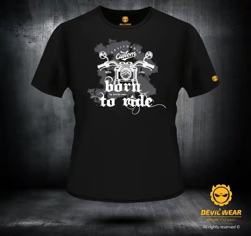 Express Levering Pánské triko Devils Wear - BTR California Custom výprodej