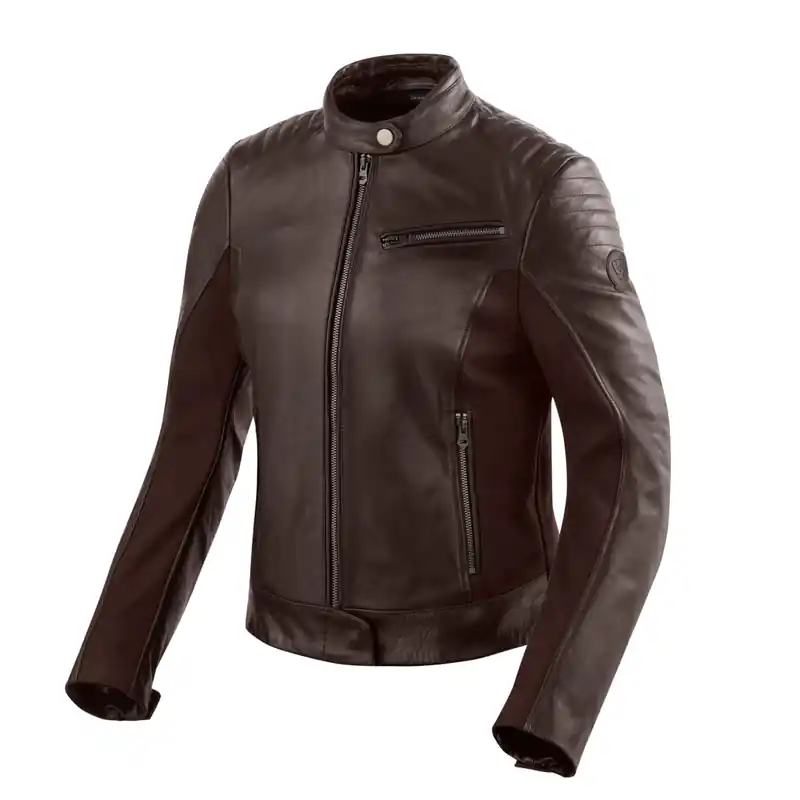 Dámská moto bunda Revit Clare hnědá Exclusieve Aanbieding