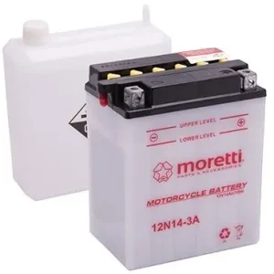 Nieuw Konvenční motocyklová baterie Moretti 12N5,5-4A, 12V 5,5Ah