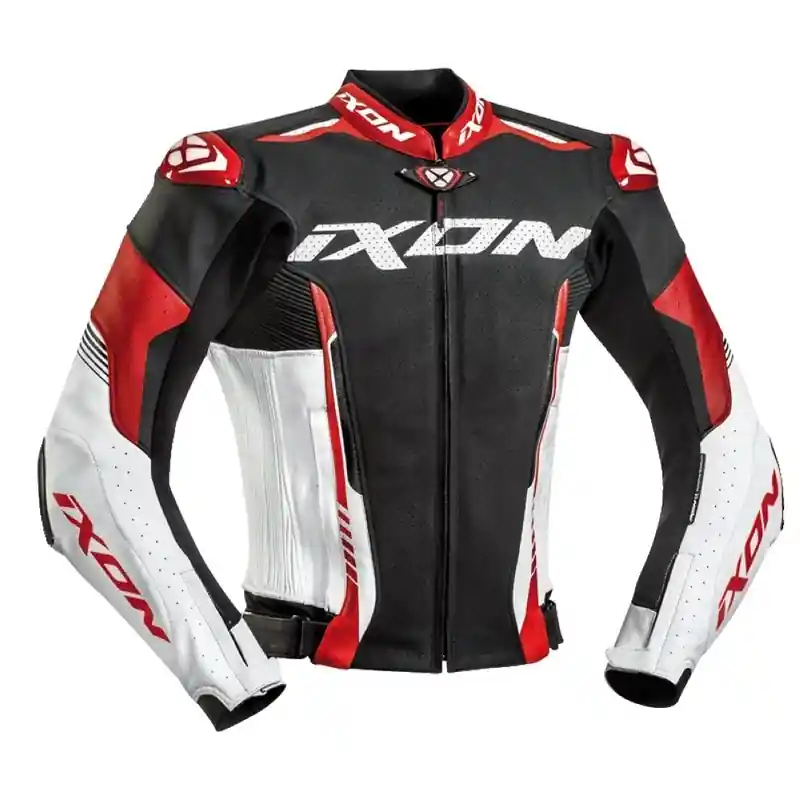Bunda na motorku IXON Vortex 2 černo-bílo-červená výprodej Uitverkoop