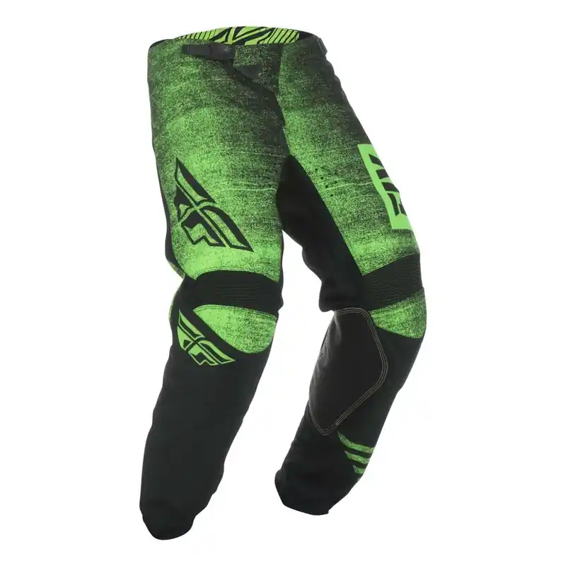 Lage Kosten Motokrosové kalhoty FLY Racing Kinetic NOIZ 2019 - USA černo-fluo zelené výprodej