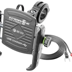 Univerzální držák Interphone Motocrab s USB portem Alleen Vandaag