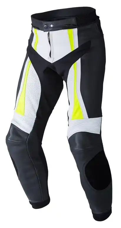 Direct Verzonden Kalhoty na motorku Rebelhorn Piston II PRO černo-bílo-fluo žluté výprodej