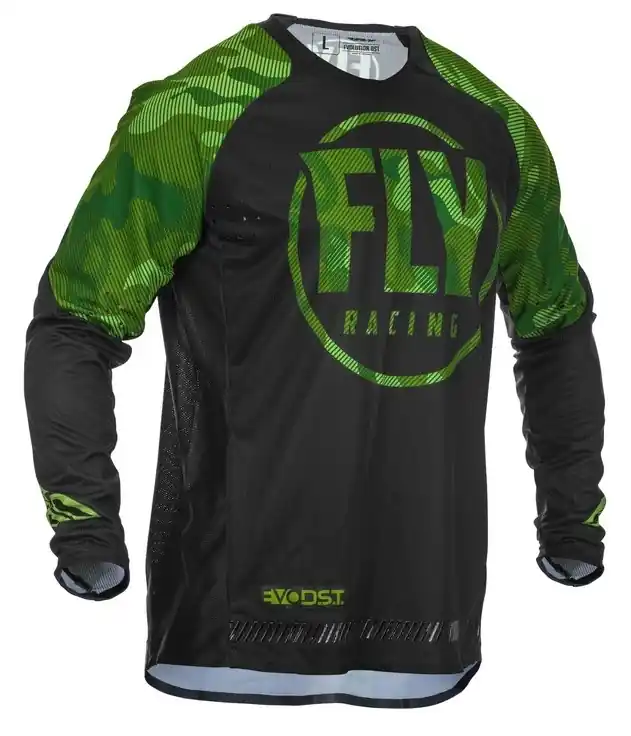 Motokrosový dres FLY Racing Evolution zeleno-černý Snelle Levering