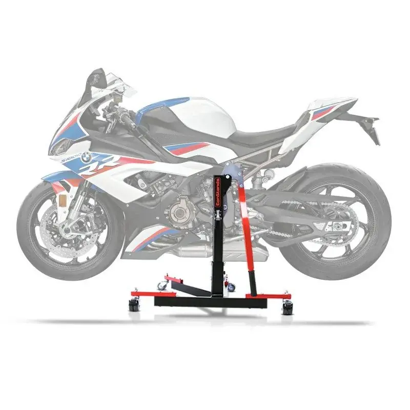 Center Paddock Stand opvouwbaar voor BMW S 1000 RR 19-25 rood Lift ConStands Power Flex Speciale Aanbieding