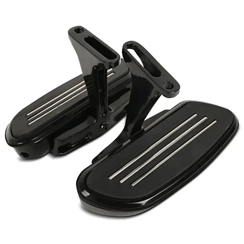 Laatste Versie Passagier Voetsteunen passend voor Harley Davidson Touring 93-26 Craftride CF2 met bevestigingsmateriaal zwart