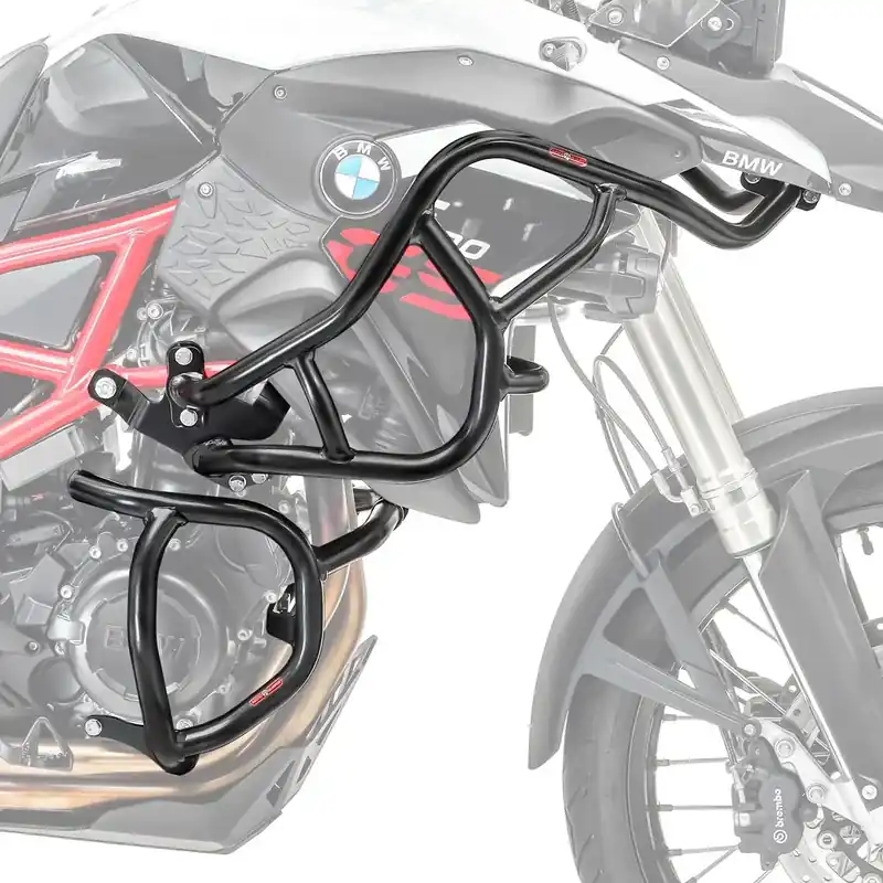 Valbeugel Set compatibel met BMW F 650 GS 08-12 crashbar boven en onder Motoguard Aanbieding