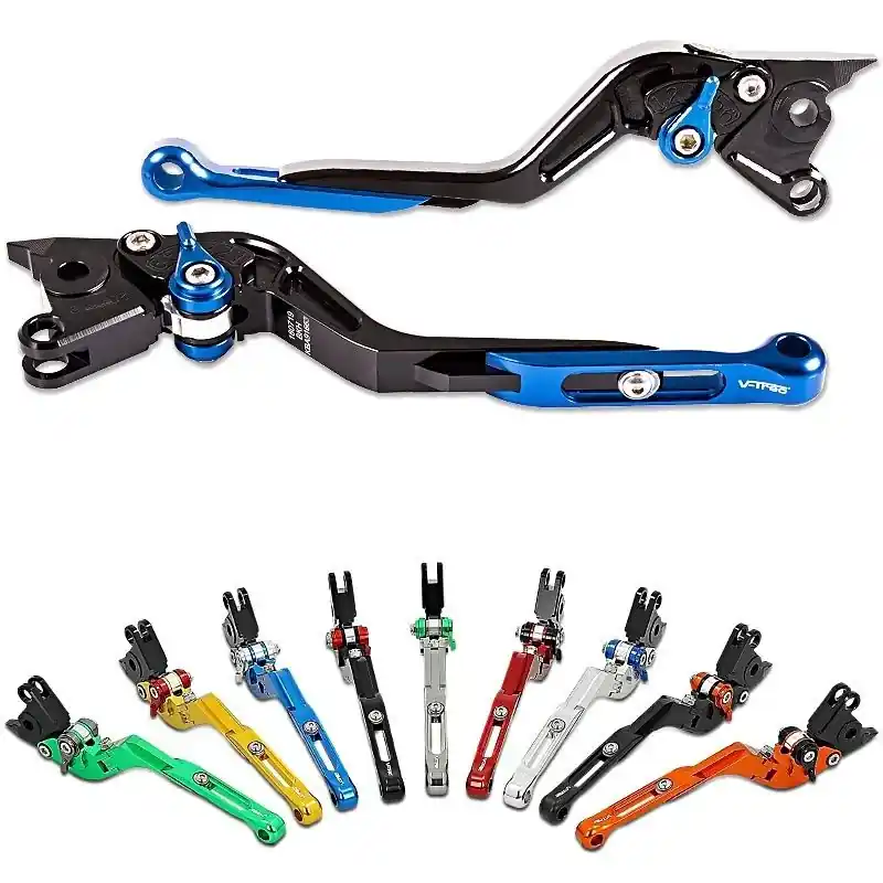 Remhendel en koppelingshendel Set Vario compatibel met Kawasaki ER-6n 09-16 V-Trec Hendelset lengte verstelbaar Seizoensaanbieding