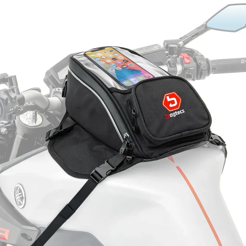 Motorfiets tanktas Bagtecs MR4 met magneet en riembevestiging 9Ltr Bestseller